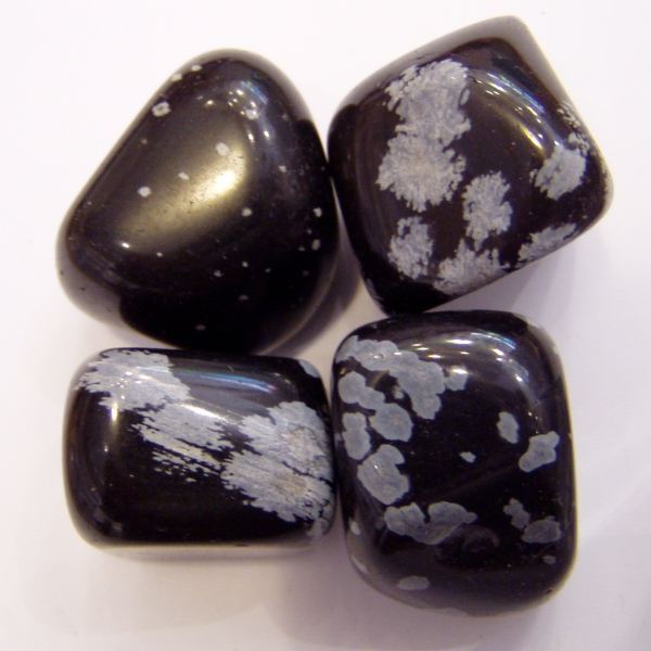 Schneeflockenobsidian